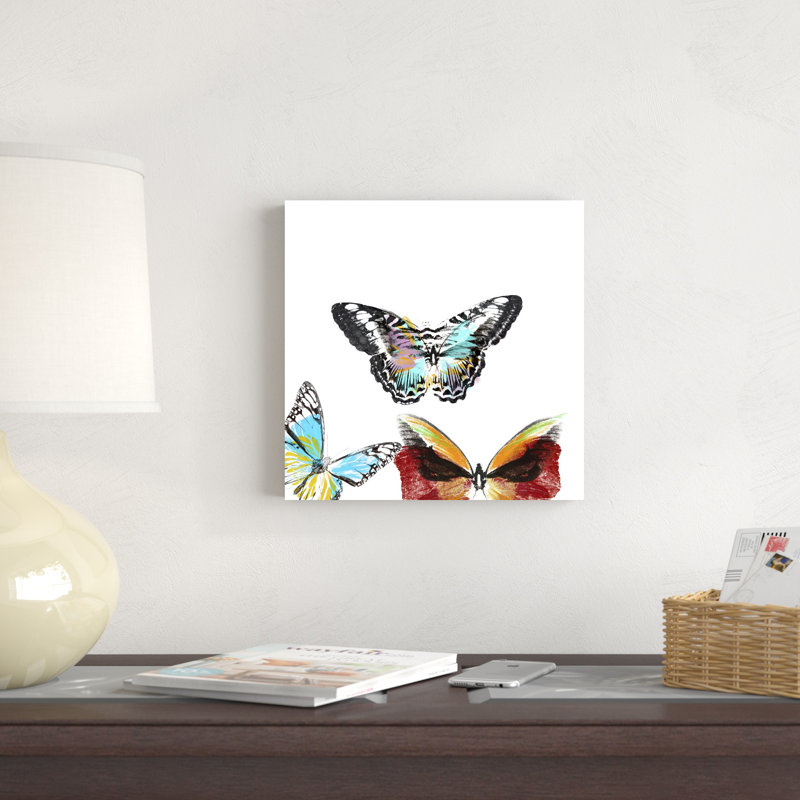 Butterflies Dance II, H 12 po x l 12 po x P 1,25 po