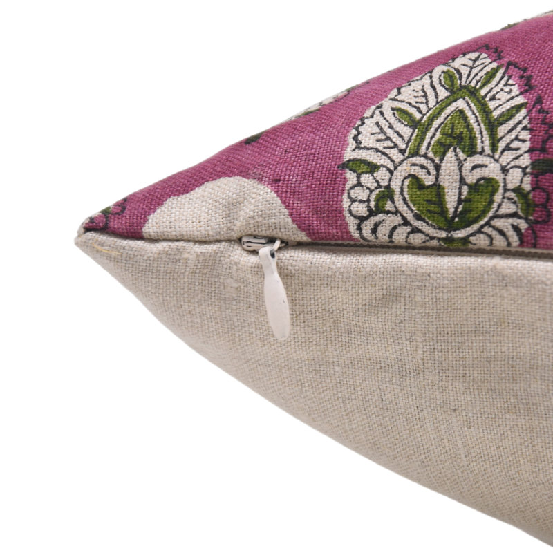 Housse de coussin Block Print, H 18 po x l 18 po