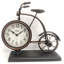 Numerical Steel Quartz movement / Crystal Tabletop Clock in Black