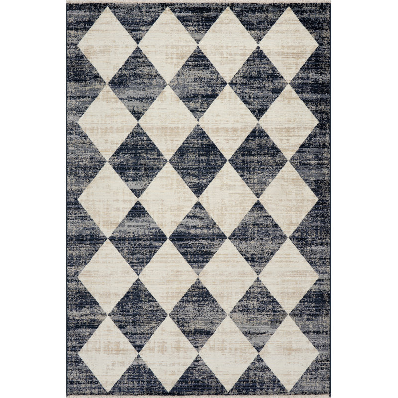  Tapis à franges Meline, Tapis de couloir 2 pi 8 po x 7 pi 10 po