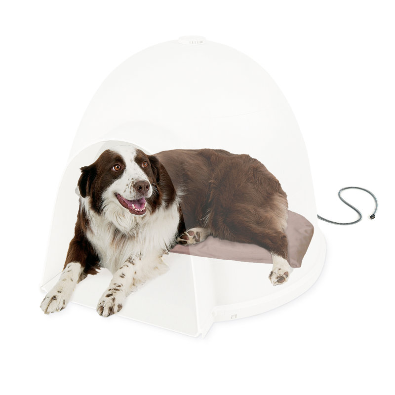 Lectro-housse de style igloo doux, Moyen (l 24 po x P 14,5 po x H 1,5 po)