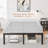 Roseann 18'' Heavy Duty Steel Platform Bed Frame with Round Corners, No Box Spring Needed, Noise Free-610621797