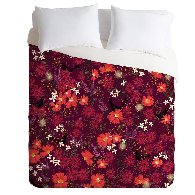 Deny Designs Joy Laforme Floral Duvet Cover | Wayfair