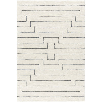 Kardelen Hand Tufted Wool Abstract Indoor Rug