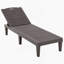 Chaise longue de patio moderne Lumora avec dossier réglable et matériaux résistants aux intempéries-115694787