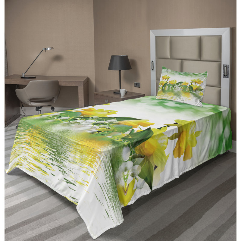 Microfiber Sheet Set, Twin Sheet Set with Fitted Sheet and 1 Pillowcase