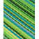 Rainbow Collection Outdoor Rug Striped Design in Green