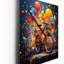 Horloge murale vélos «Bold Rides Pointillism II»-99629893