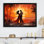 «Dance Salsa In Sunset I», reproduction sur toile