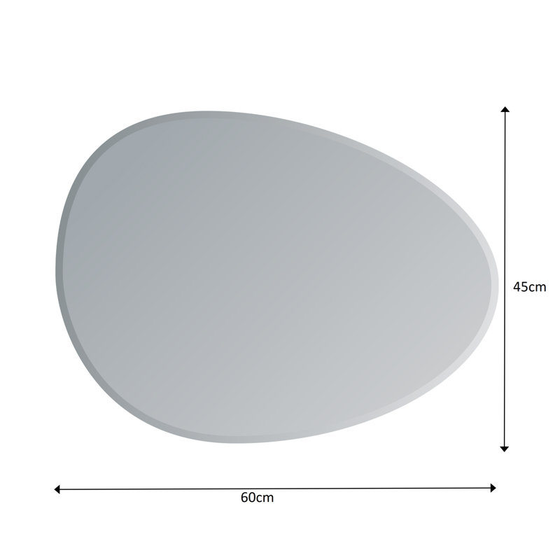 Cvija Oval Mirror, 60cm H x 45cm W