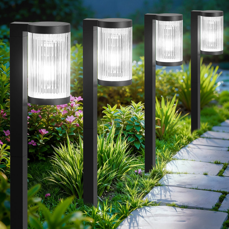 Solar Pathway Lights Outdoor, Upgraded Outdoor Solar Lights For