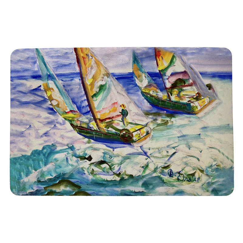 Tapis d'entrée / extérieur antidérapant Keensburg, L 18 po x L 26 po