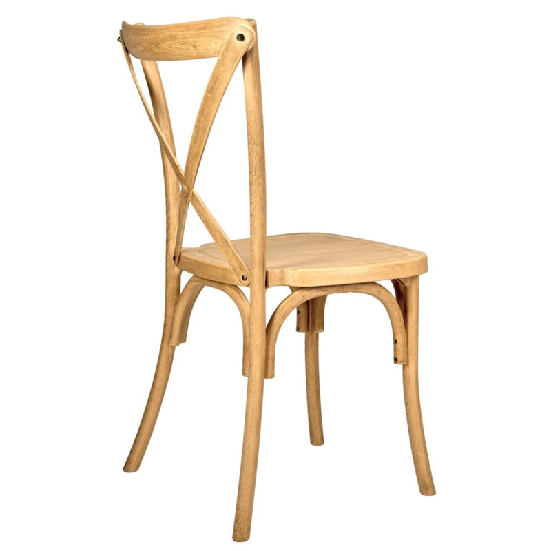 Ensemble de 2 chaises en résine «Steel Skeleton» par Chivari, Naturel