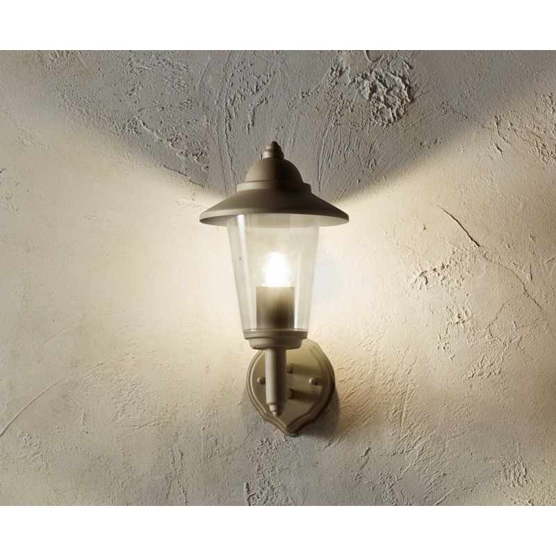 Bertrix Outdoor Wall Lantern, Taupe