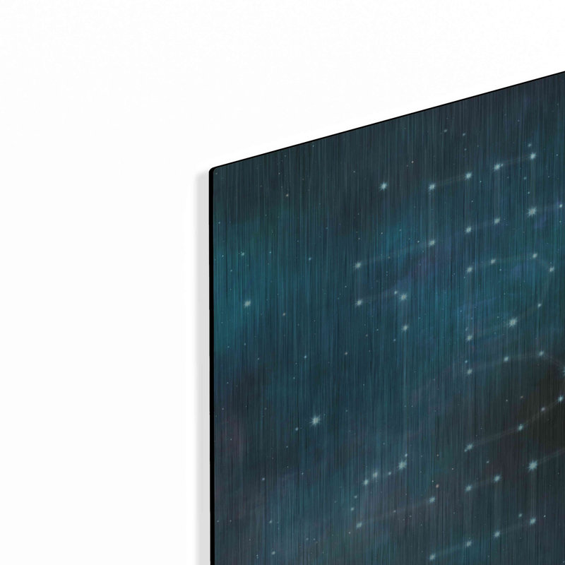 «Bitcoin Constellation II» par Luxe Metal Portfolio, H 12 po x l 12 po