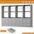  Bahari Freestanding 96" Closet System With 12 Wood Drawers-684822121