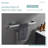 2-Piece Bath Hardware Set Wall Mounted Bathroom Accessories Set With Toilet Paper Holder And Towel Bar In Brushed Nickel-121794002