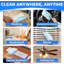 50 Pack Duster Refills Only, Microfiber Replacement Heads for Blinds, Blue, Electrostatic Microfiber Captures Dust, Ideal for Furniture, Blinds & Fans for Homeowners & Cleaners