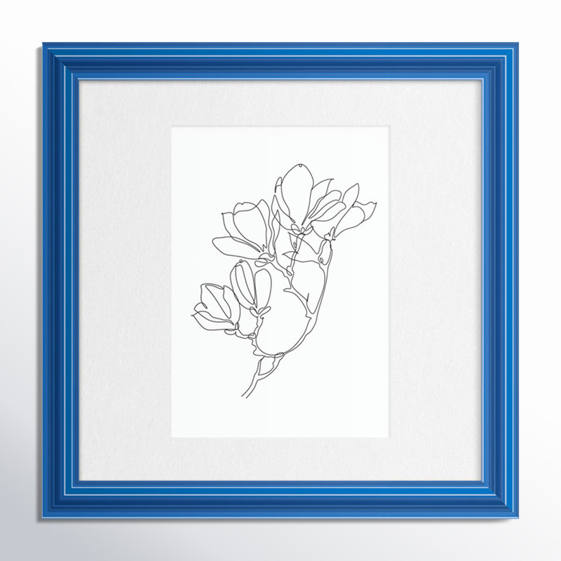 Cadre photo Lilli, 11 po x 14 po, 20 po x 20 po, Bleu sarcelle