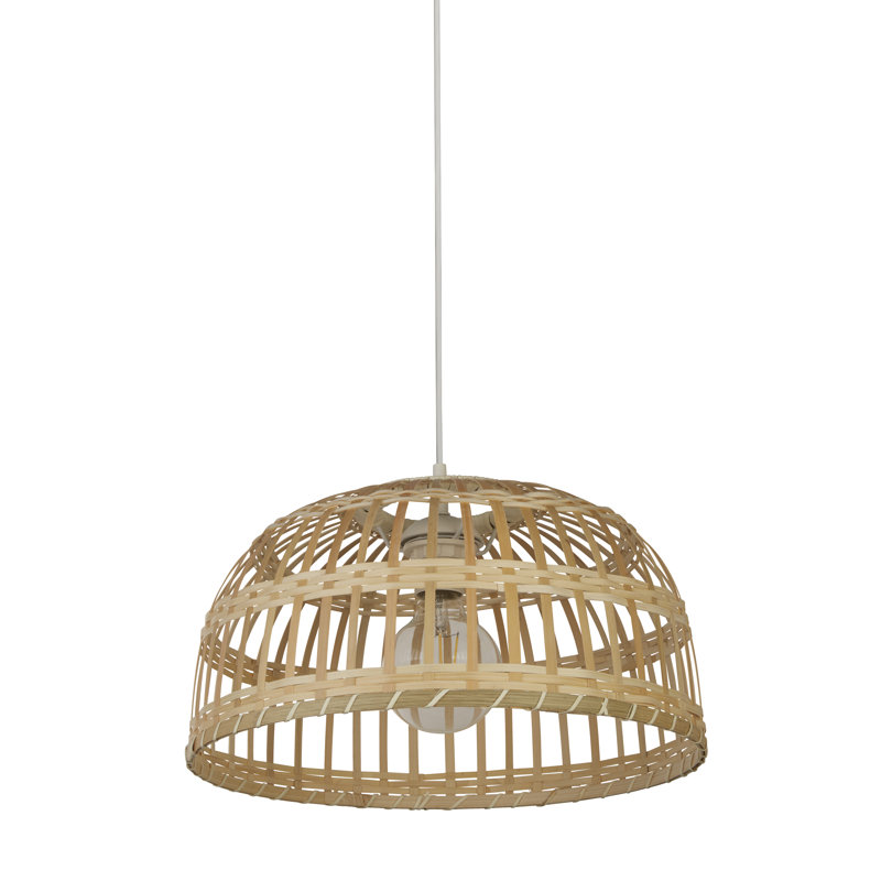 22cm H Bowl Lamp Shade ( Clip On ) in Natural
