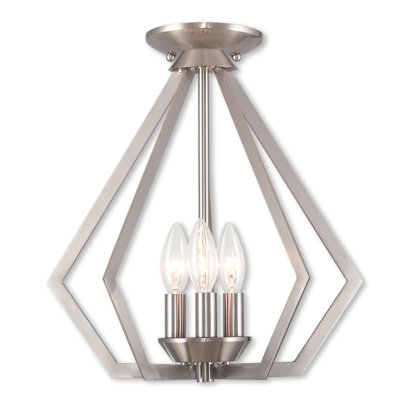 Lustre géométrique unique à 3 lumières Buckeys