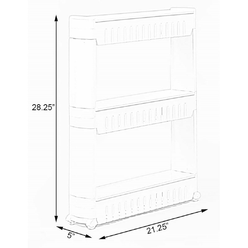Hartselle 21.25 " W Plastic Shelving Unit