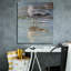 «Epic Graffiti», debout dans l'eau 5 par Marian Parsons, art mural sur toile, 26 po x 30 po