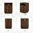 Jenkins 18''W Nightstand Set of 2 with 2-Drawer Open Cubby, Built-In Charge Outlets-944915312