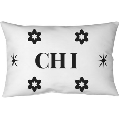 Chicago Basketball Colors Cotton Twill Pillow 20 inch x 14 inch