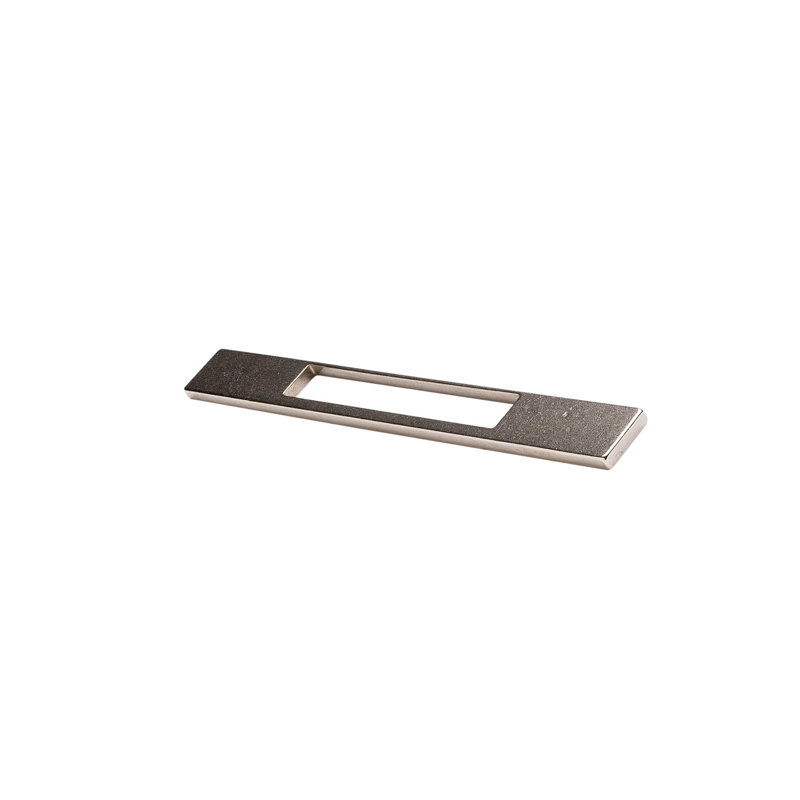 Edge Recessed Pull, 13", White Bronze Medium
