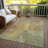 Machine Washable Indoor/Outdoor Claudian ACN1632 Aloe Rug-104235856