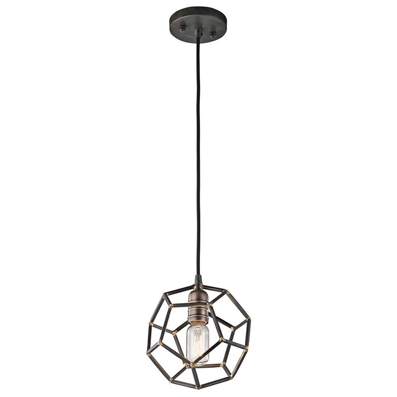 Luminaire suspendu géométrique 1 lumière Tomaz