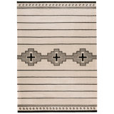 Standing Crosses Flatweave 80% Wool; 20% Cotton Geometric Shapes Rug