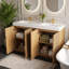 Ensemble de meuble-lavabo autoportant 60 po avec surface solide 60 po-1394072157