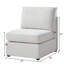 Chaise sans accoudoirs Chauncy - Ivoire-973862845
