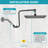 Rain Adjustable Shower Head 2.0 GPM GPM-86003579