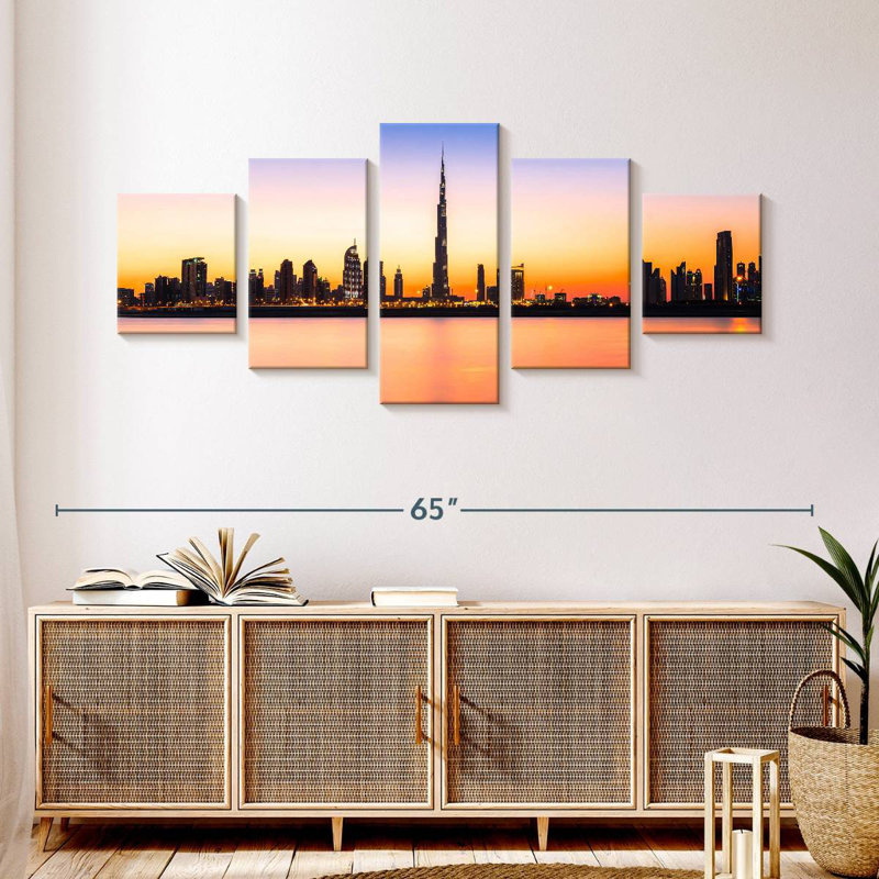 Horizon de Dubaï, EAU, H 24 po x l 55 po