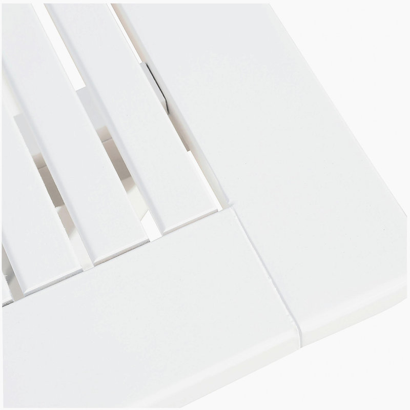 Table pliable Positano 43,5 po, Blanc