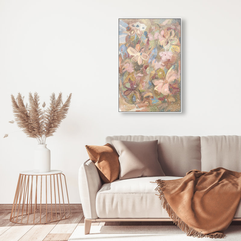 Moving Eden II Print by Oliver Gal, 25"H x 17"W, White Floater Frame