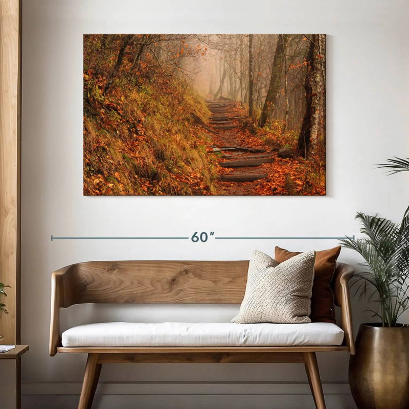 Sentier des Appalaches Alvord Misty Autumn, H 32 po x l 48 po