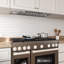 30" 900 CFM Convertible Insert Range Hood Stainless Steel Quiet 4 Speed Gesture Remote and Touch Panel Control with LED Lights-124637516-124637517