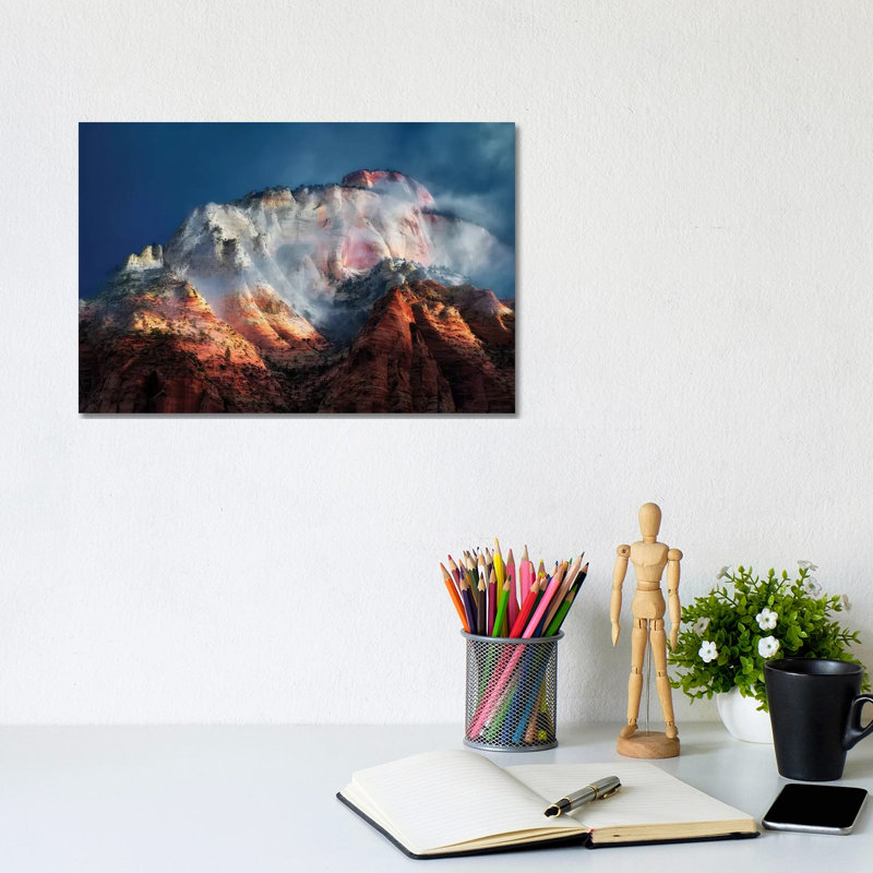 Majestic Zion by Dennis Frates - Wrapped Canvas Gallery-Wrapped Canvas Giclée, 20.32 cm H x 30.48 cm W