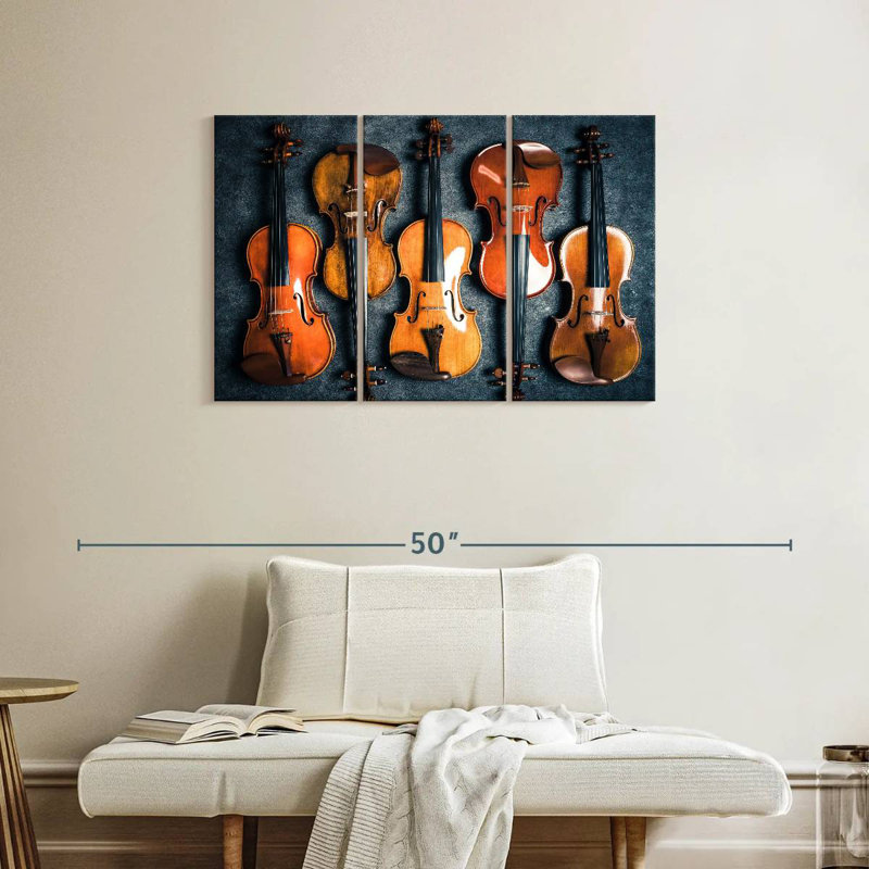 Abarca Violin Collection, 24" H x 38" W