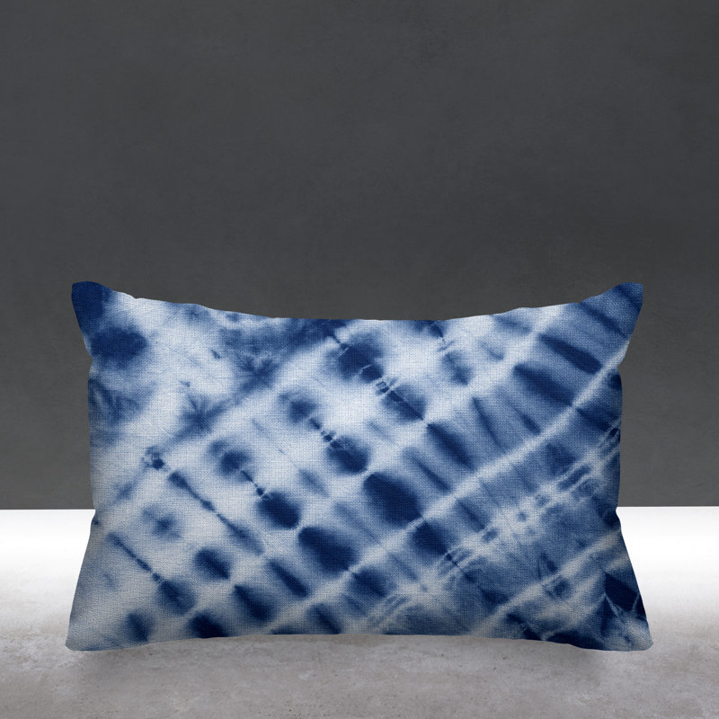 Hosi Abstract Outdoor Reversible Throw Pillow