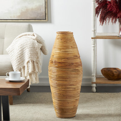 Rika Handmade Rattan Floor Vase