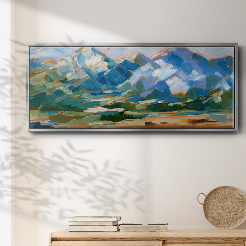 Blue Mountain Peaks II - toile encadrée, H 20 po x l 50 po