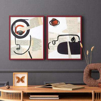 Faces of A Century I-Premium Framed Print -Ready to Hang - No Nails Required - No Nails Required