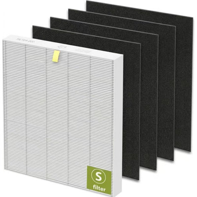 Scavenger Replacement Air Filter Compatible With Winix C545 Air Purifier, H13 True Hepa And 4 Activated Carbon Filters, 1 Pack, 12 X 9 X 2