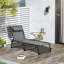 Chaise longue d'extérieur en métal Sidse