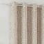 Sherwood 100% Blackout Thermal Jacquard Leaf Design Curtains with Eyelet Header (PAIR)-586780984-586780982